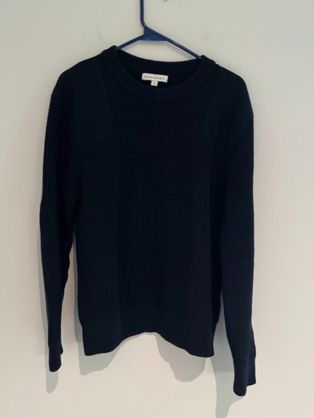 Banana Republic Blue Knit Sweater Size Medium Like New